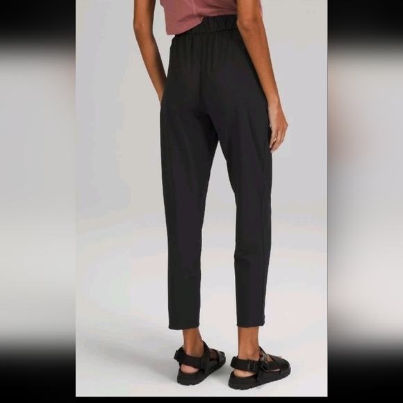 Lululemon Womens Black Stretch High-Rise Pant 7/8 Length 6 - Picture 2 of 12